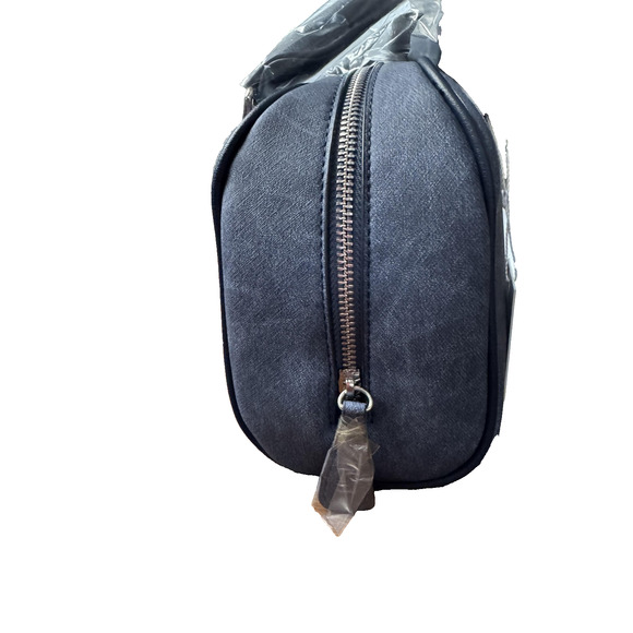 CXL by Christian Lacroix Jasper Satchel Womens Indigo Denim PU Top Handle Bag - Picture 5 of 7